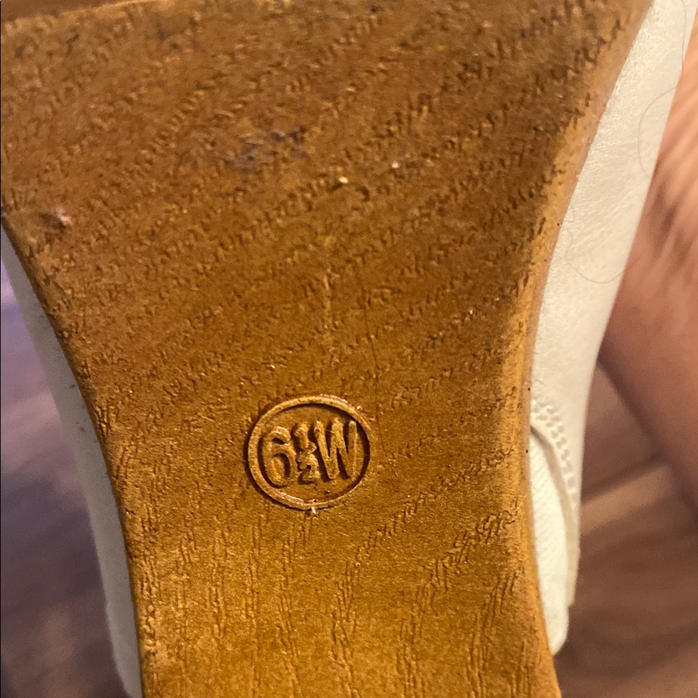 Universal Thread White Mules With Slingback Strap - image 4